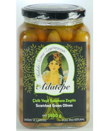 Adatepe Green Scratched Olives 1000 G