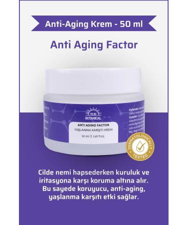 T JE BOTANICAL Anti-Aging Cream - 50 ml Anti Aging Factor