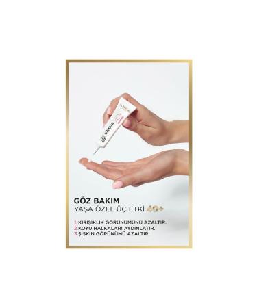 L'Oreal Paris L'oral Paris Age Expert 40 Anti-Wrinkle Brightening Eye Cream - Buy Online on GoSupps.com