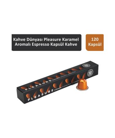 Coffee World Caramel Flavored Capsule Coffee 120 Capsules