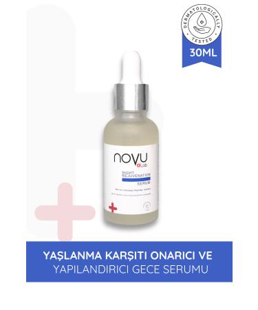 novulab Anti-Aging Repairing Retinol Peptide Caffeine Night Serum 30ml