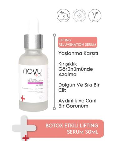 novulab Lifting Effect Botox Effect Anti-Aging and Anti-Wrinkle Glutathione Collagen Hyaluronic Acid Serum30ml - Buy Online on GoSupps.com