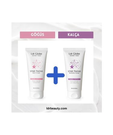 LDR GLOBE Breast Firming Star Twins Bust Cream & Hip Firming Star Twins Buttocks Cream