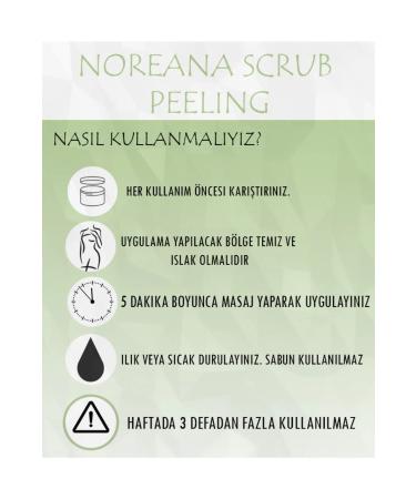 Noreana Gummy 350ml Scrub Peeling Ingrown & Strawberry Legs & Smooth Skin - Buy Online on GoSupps.com