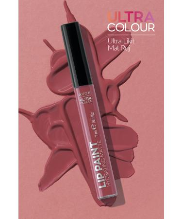 Avon Ultra Colour Ultra Liquid Matte Lipstick 7 Ml. Velvet Hibiscus