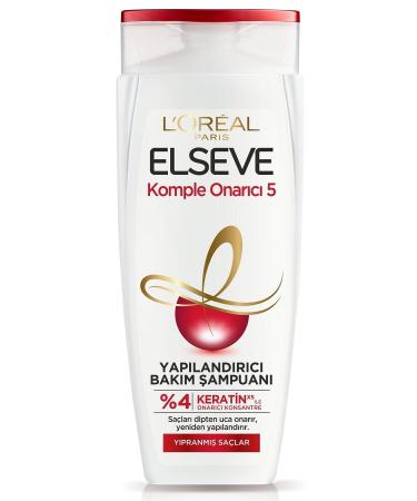Elseve Complete Repair 5 Repairing Shampoo for Damaged Hair with Keratinxs 360 ml - Buy Online on GoSupps.com