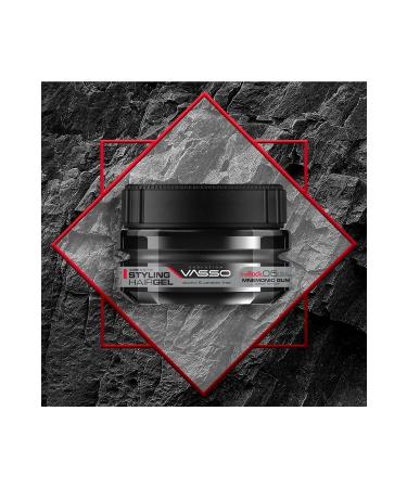 Vasso Men 24 Hour Extra Strong Hold Memory Hair Gel The Rock Ultra Hold Styling Gum Gel 250 ml - Buy Online on GoSupps.com