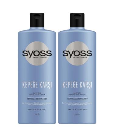 Syoss Anti-Dandruff Shampoo 500 ml X 2 Pieces