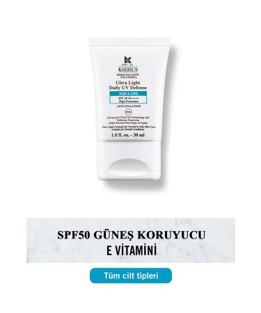 Kiehl's ULTRA LIGHT DAILY UV PROTECTIVE AQUA GEL SUN CREAM - SPF50 30 ML PSSN2851