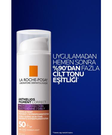 La Roche Posay ANTHELIOS PIGMENT SKIN LIGHTENING CORRECT 50 ML SPF MEDIUM PSSN2863 - Buy Online on GoSupps.com