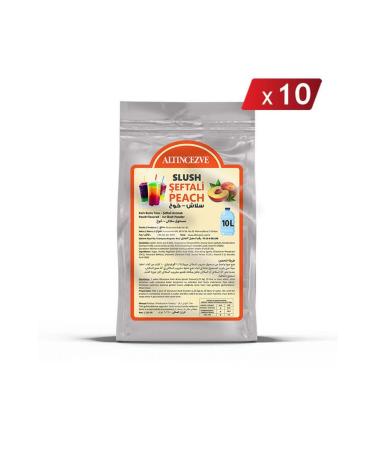 Alt ncezve Ice Slush Snowy Iced Snow Powder | Peach 1.250 gr - 10 LX 10 Pieces