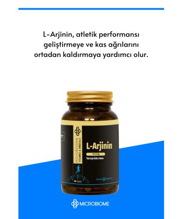 Microbiome 2 in 1: L-Arginine 1000 Mg 60 Tablets (L-Arginine) + VM Complex Multivitamin 60 Tablets - Buy Online on GoSupps.com