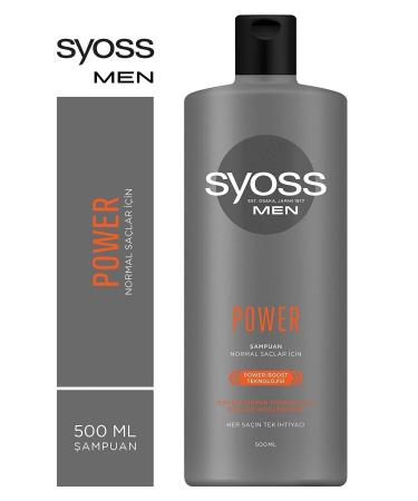 Syoss Power Caffeine Shampoo for Normal Hair 500 Ml