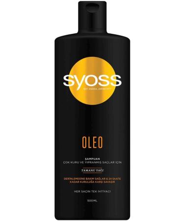 Syoss Oleo Shampoo Tamanu Oil For Very Dry And Damaged Hair 500 Ml