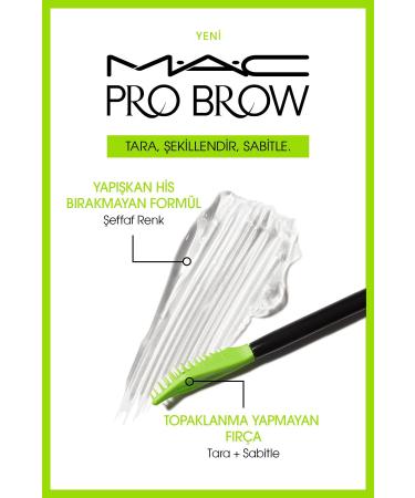 Mac M A C PRO LOCKED BROW GEL - CLEAR-WN - EYEBROW SHAPER PSSN3048 - Buy Online on GoSupps.com