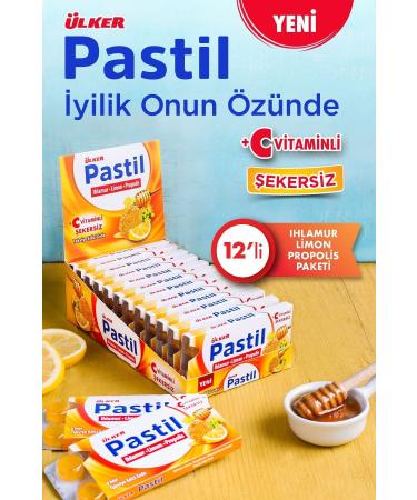 Ulker Pastil Linden&lemon&propolis X12 Pieces