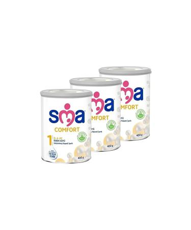 SMA COMFORT Number 1 400 GR 0-6 Months 3-Pack Advantage Package (1200GR)