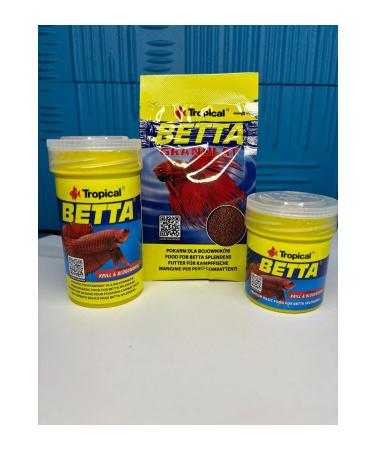 Tropical TRIPLE BETTA FOOD SET
