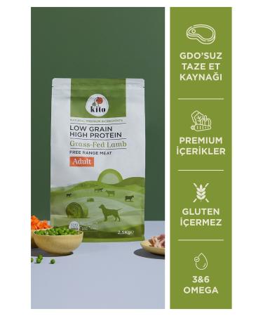 Kito Natural Fattening Lamb Adult Dog Food 2.5 Kg