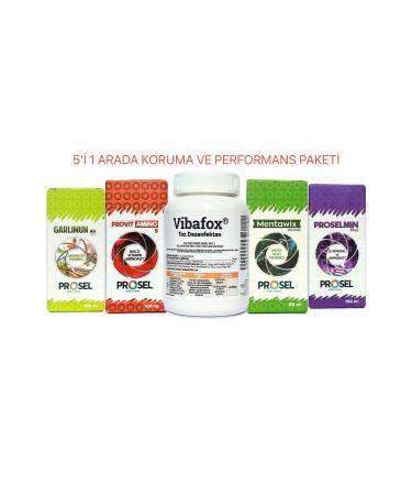 Prosel Garlimun & Provit-Amino-S & Vibafox & Mentawix & Proselmin Plus QR Package for All Poultry