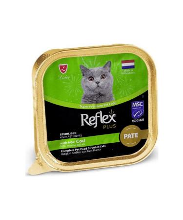 Reflex Paste Cod Fish Sterilized Cat Canned Food 85gr - 6 Pieces - Buy Online on GoSupps.com