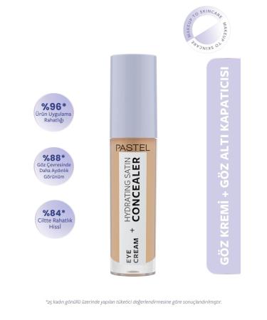 Pastel Under Eye Concealer and Eye Cream 66 Deep Medium
