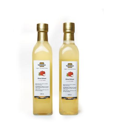 Soft Organic Apple Cider Vinegar 2x500 Handmade - Additive-Free Jar Food