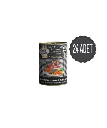 Chefs Choice Salmon Lamb Paste Dog Canned Food 400 Gr X 24