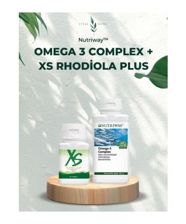 Amway Active Life Set Omega 3 Complex + XS Rhodiola Plus