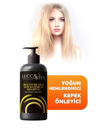 Lucca Vita Intensive Moisturizing & Anti-Dandruff Shampoo 500ml - Buy Online on GoSupps.com