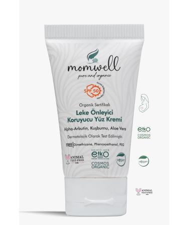 Momwell Organic Anti-Blemish Protective Face Sunscreen 50ml