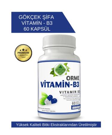 Gokcek Healing Orme Vitamin B3 Capsule (VITAMIN B3 CAPSULE) - Buy Online on GoSupps.com