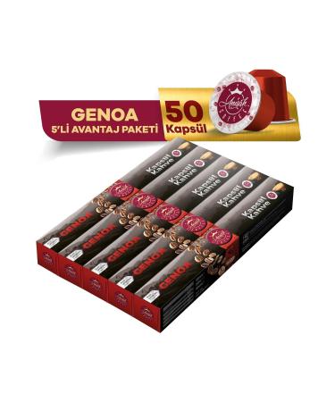 Anisah Coffee Genoa Capsule Coffee Set of 5 50 Pieces