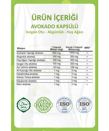 Gokcek Healing Avocado Capsule (AVOCADO CAPSULE) - Buy Online on GoSupps.com
