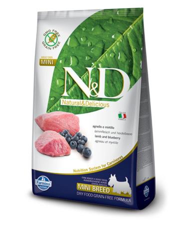 N & D Nd Grain Free Lamb Blueberry Small Breed Adult Dog Food 7 Kg