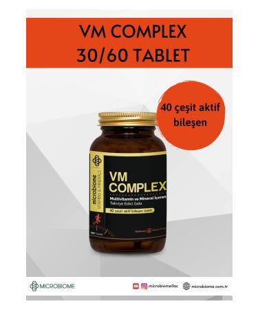 Microbiome 2 in 1: L-Arginine 1000 Mg 60 Tablets (L-Arginine) + VM Complex Multivitamin 60 Tablets - Buy Online on GoSupps.com