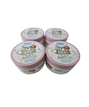 Arko Nem Prebiotic Cream Series Almond Milk 250ml x 4 Pieces