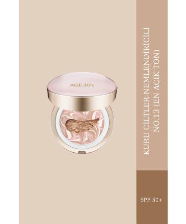 AGE 20'S Compact Foundation with Moisturizing Effect for Dry Skin - (NO.13 VERY LIGHT SKIN)