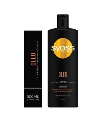 Syoss Oleo Shampoo for Very Dry & Damaged Hair 500 Ml + Conditioner 500 Ml - Buy Online on GoSupps.com