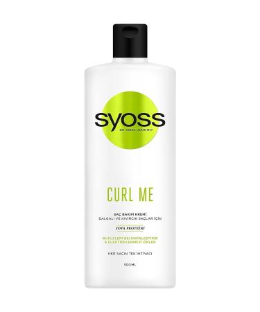 Syoss Curle Me Soy Protein Hair Care Cream for Wavy and Curly Hair 500 Ml - Buy Online on GoSupps.com