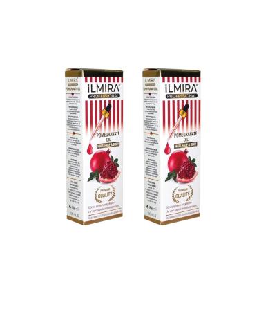 ilmira Ilmira 2 pieces 100 ml hand face body nail hair pomegranate oil pomegranate serum