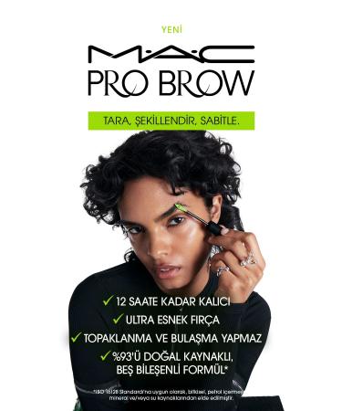 Mac M A C PRO LOCKED BROW GEL - CLEAR-WN - EYEBROW SHAPER PSSN3048 - Buy Online on GoSupps.com