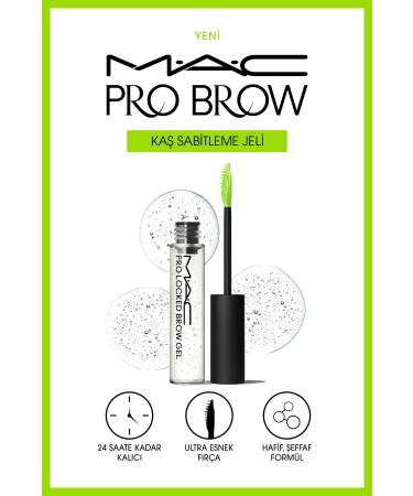 Mac M A C PRO LOCKED BROW GEL - CLEAR-WN - EYEBROW SHAPER PSSN3048