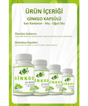 Gokcek Healing Ginkgo Capsule (ginkgo Biloba Capsule) - Buy Online on GoSupps.com