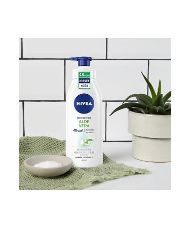 NIVEA Aloe Vera Body Lotion Deep Moisturizing Cream for Normal to Dry Skin 400 ml - Buy Online on GoSupps.com