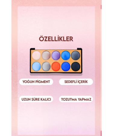 MUJGAN Fashion 10 Color Eyeshadow Palette No 1 - Buy Online on GoSupps.com