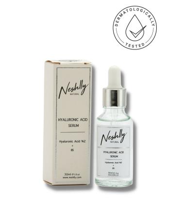 NESHLLY NATURAL Hyaluronic Acid Serum (INTENSIVE MOISTURIZING BARRIER STRENGTHENING AND PLUMMING) - Buy Online on GoSupps.com