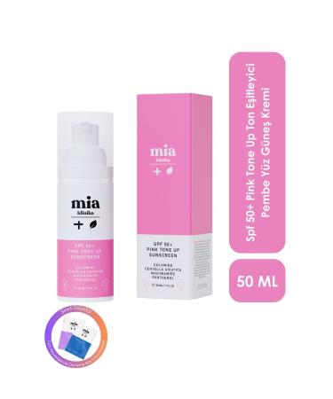 mia clinica spf 50 pink tone up equalizing pink face sunscreen