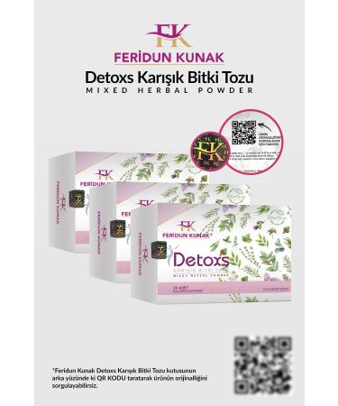 Feridun Kunak Mixed Herbal Detox Tea 30 Pieces X 3 Pieces