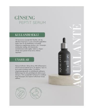 AQUALANTE Aqualant Ginseng And Peptide 30ml Anti-aging Intense Anti-Aging Care Serum - Buy Online on GoSupps.com
